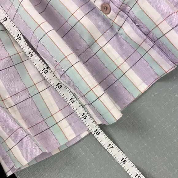 Vintage Bryan Pastel Purple Plaid Lace Ruffle Party Dress Toddler Girl - Picture 8 of 8